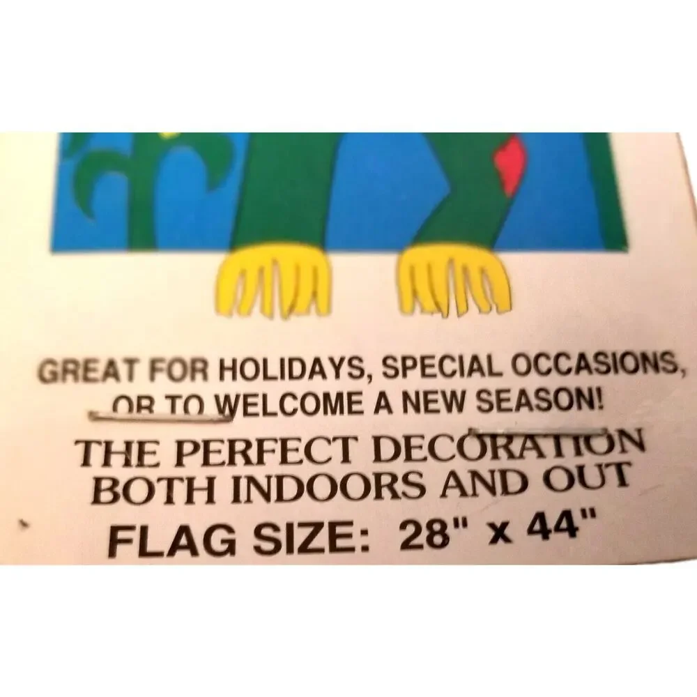 NEW Vintage Scarecrow Decorative Flag Indoor Outdoor 28x44